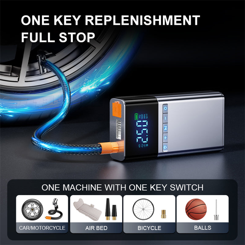 Jump Start Pro - Bateria Multifunção para  Carro, enxe penus, dá start, facil de transportar.