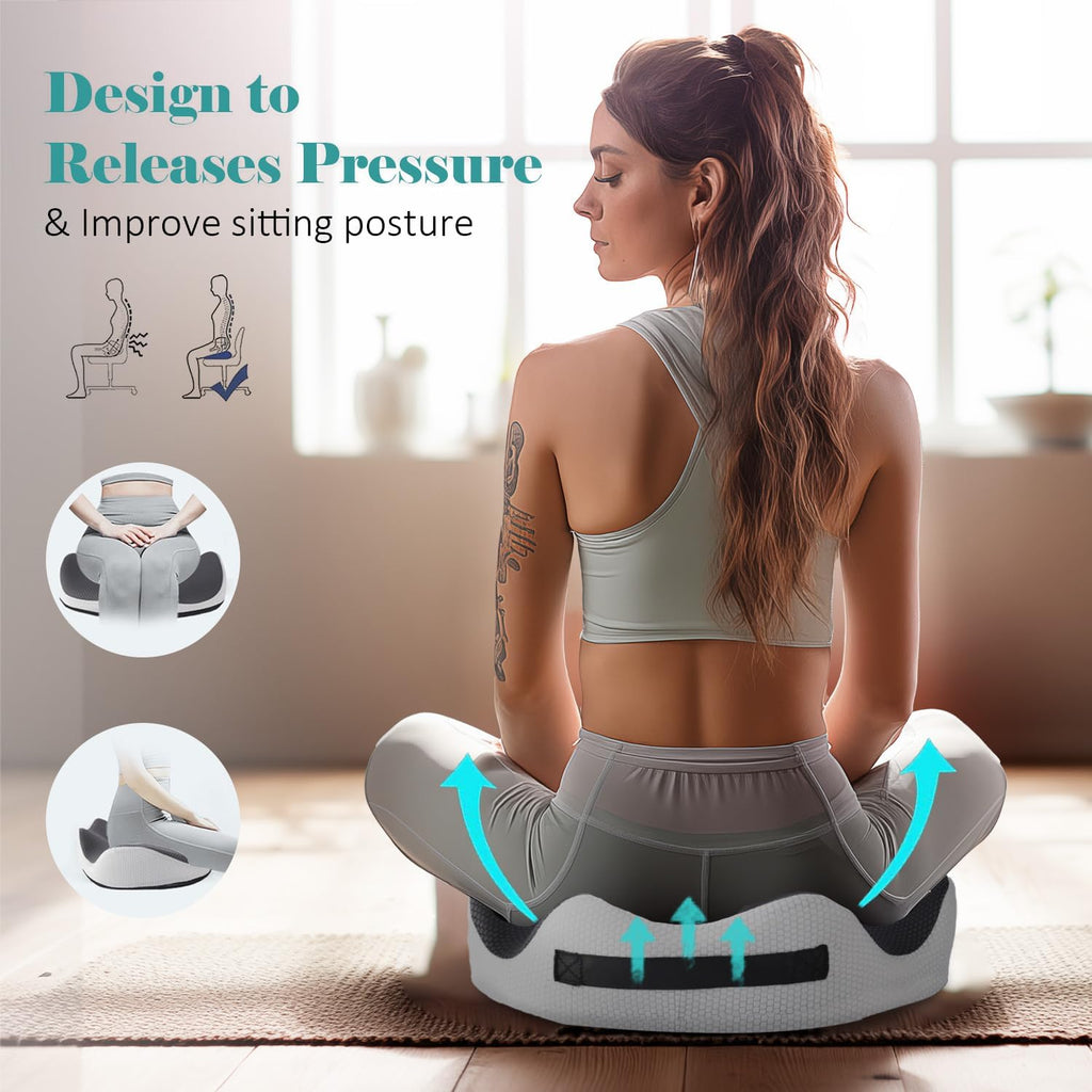 Almofada Cóccix - Conforto absoluto para o bumbum, versatil, casa, carro, escritorio.